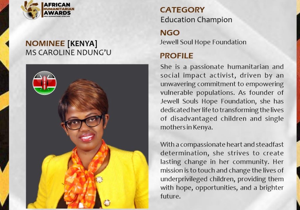 Community recognition award announcement